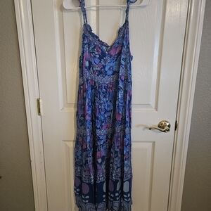Nine Lives Bazaar Midi Dress NWOT